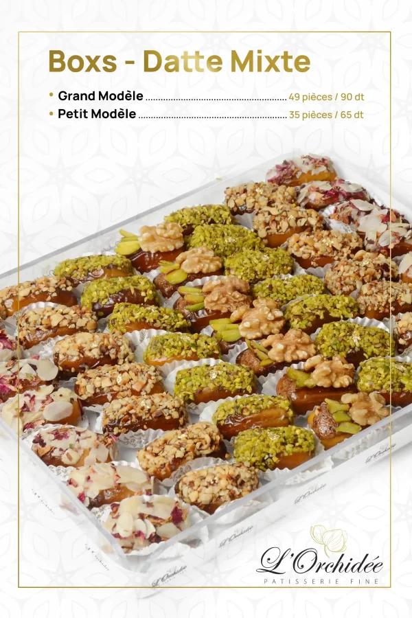 1 BOXS Dattes Mixtes