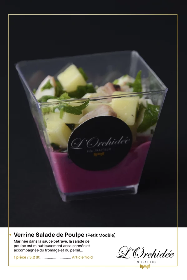 Verrine Salade de Poulpe PM 3