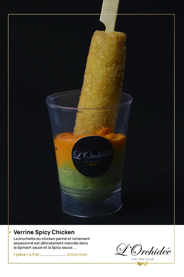 Verrine Spicy Chicken 2