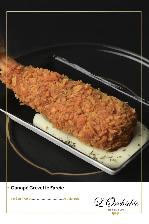 canapé crevette farcie